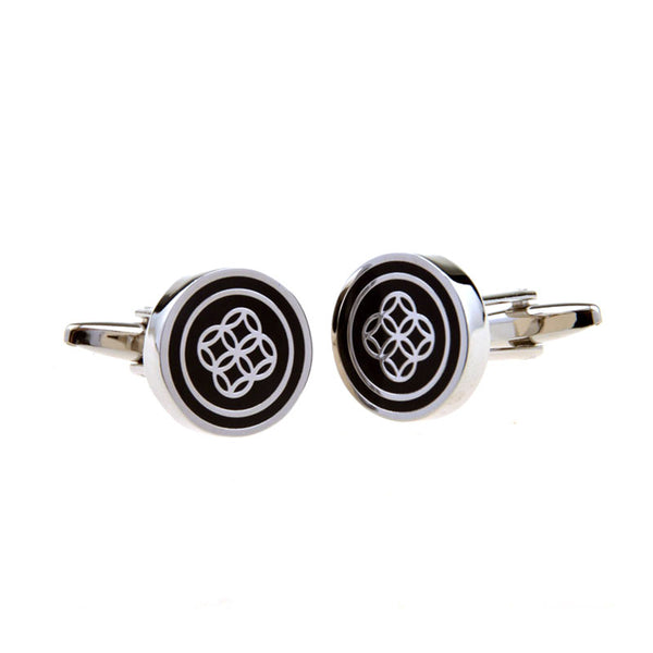 Enamel Dropping Glue Cufflinks