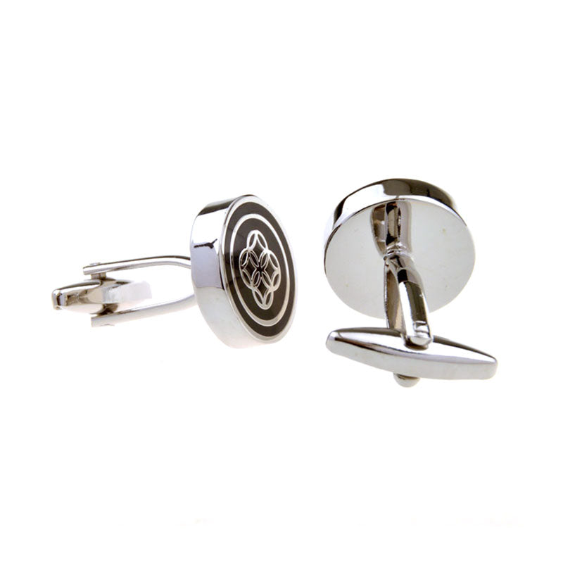 Enamel Dropping Glue Cufflinks
