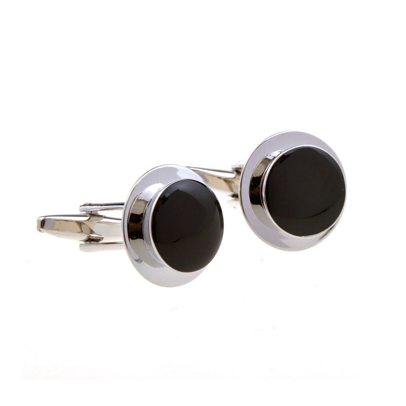 Enamel Dropping Glue Cufflinks