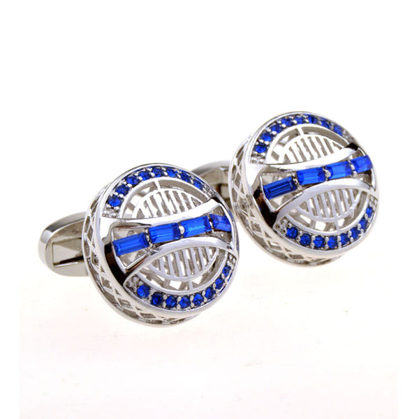Crystal Zircon Cufflinks