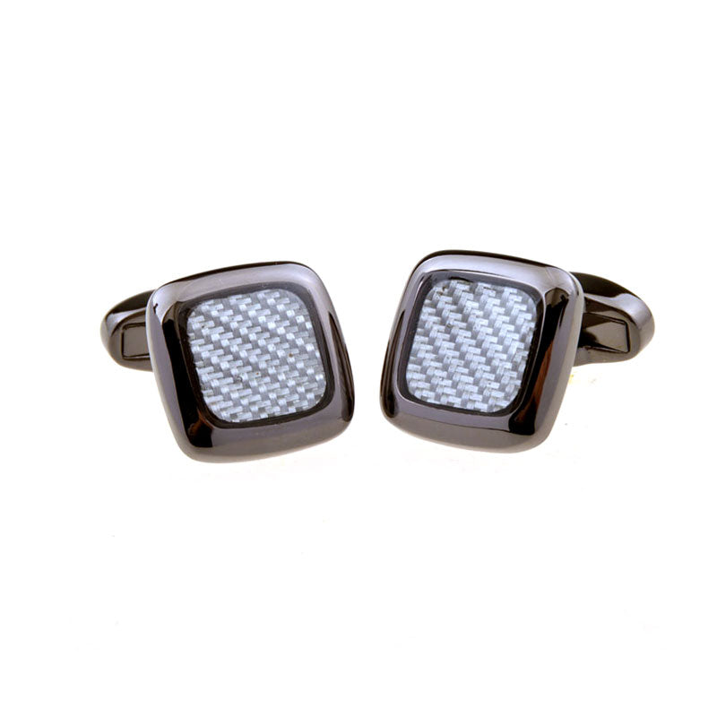 Enamel Dropping Glue Cufflinks