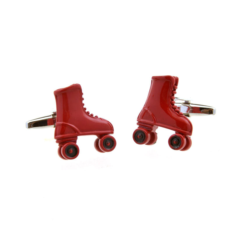 Cartoon Anime Grease Baking Paint Cufflinks