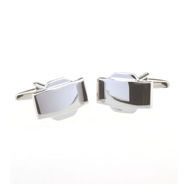 Plain Colour Metal Cufflinks