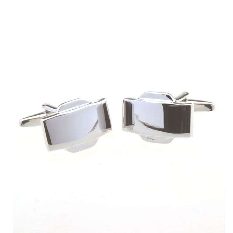 Plain Colour Metal Cufflinks