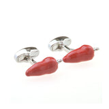 Vegetable Fruit Enamel Dropping Glue Cufflinks