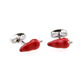 Vegetable Fruit Enamel Dropping Glue Cufflinks