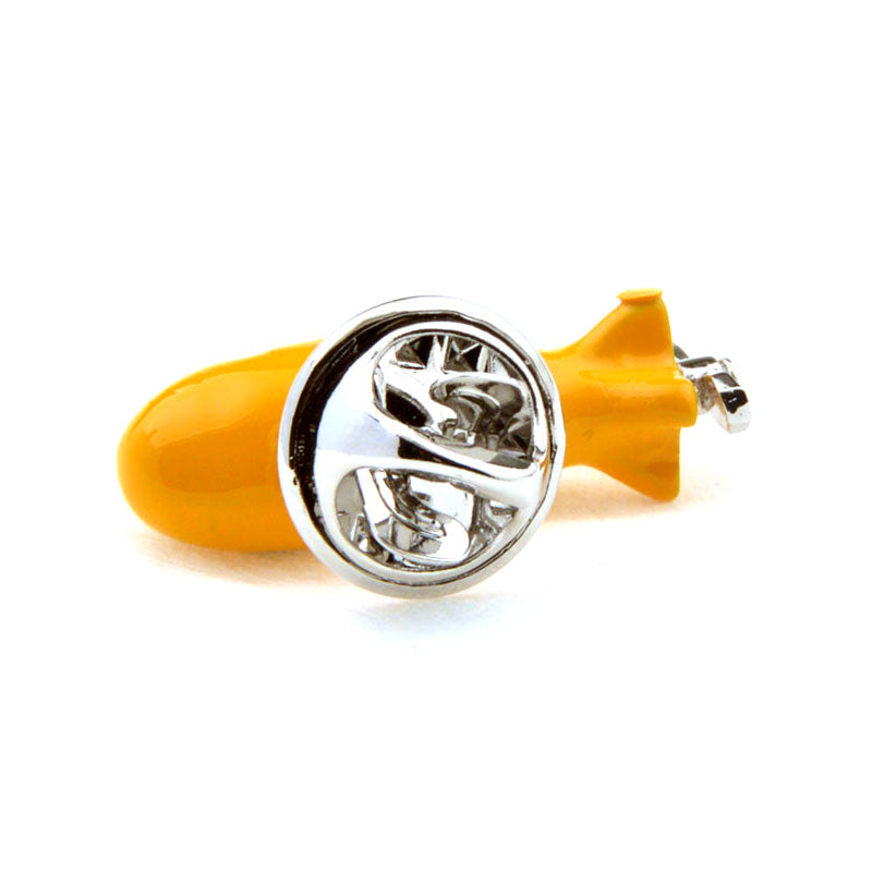 Grease Baking Paint Cufflinks