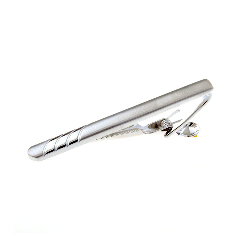 Plain Colour Metal Tie Bars