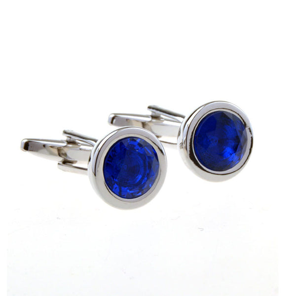 Crystal Zircon Cufflinks
