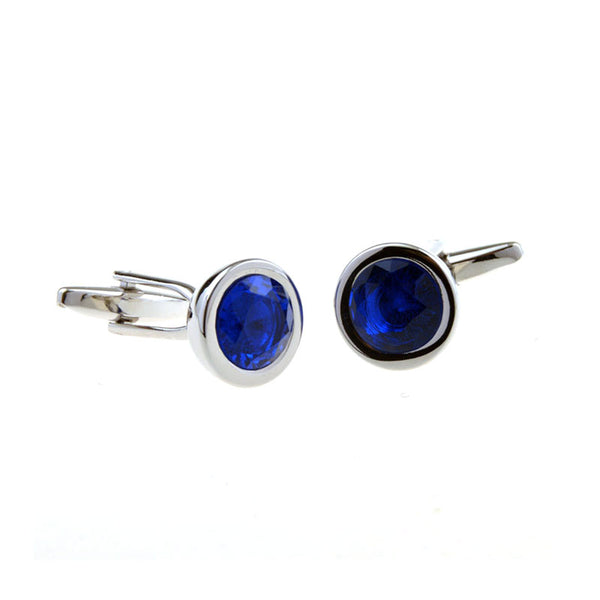 Crystal Zircon Cufflinks