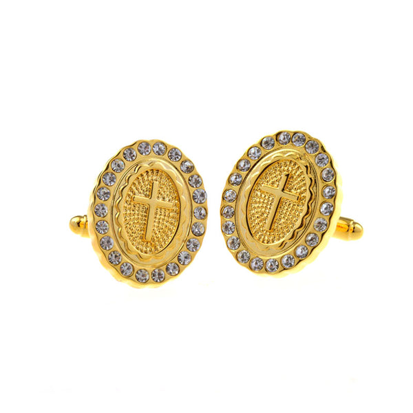 Crystal Zircon Cufflinks