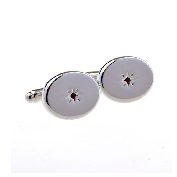 Crystal Zircon Cufflinks