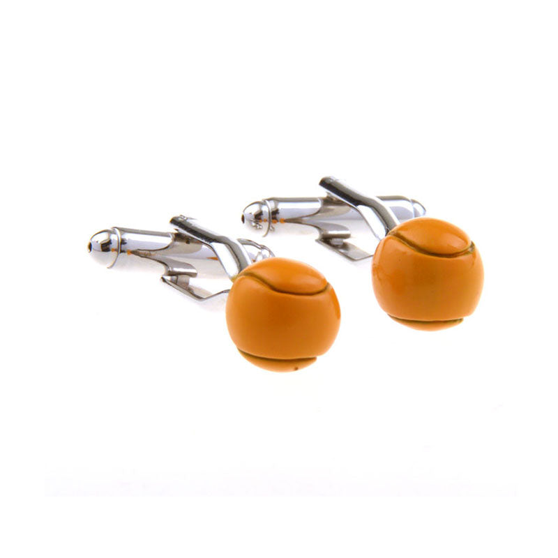 Sports Technology Grease Baking Paint Cufflinks
