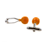 Sports Technology Grease Baking Paint Cufflinks