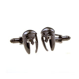 Interesting Skull Plain Colour Metal Cufflinks