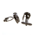 Interesting Skull Plain Colour Metal Cufflinks