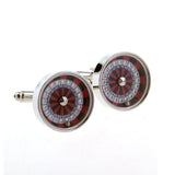 Sports Technology Plain Colour Metal Cufflinks