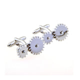 Sports Technology Plain Colour Metal Cufflinks