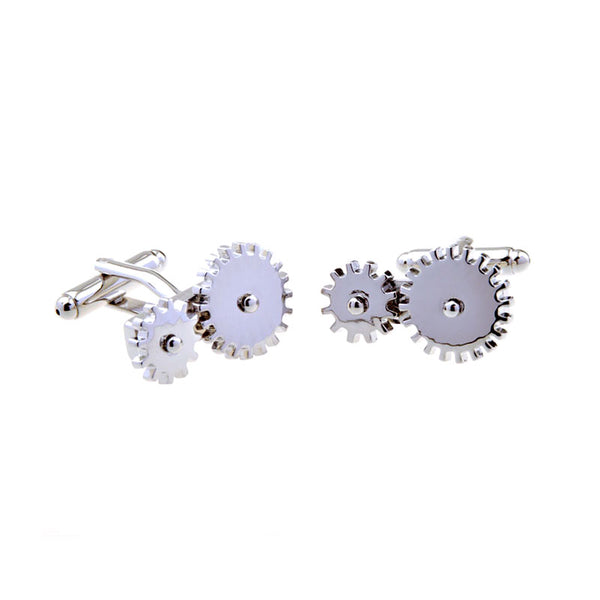 Sports Technology Plain Colour Metal Cufflinks