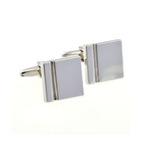Plain Colour Metal Cufflinks