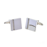Plain Colour Metal Cufflinks