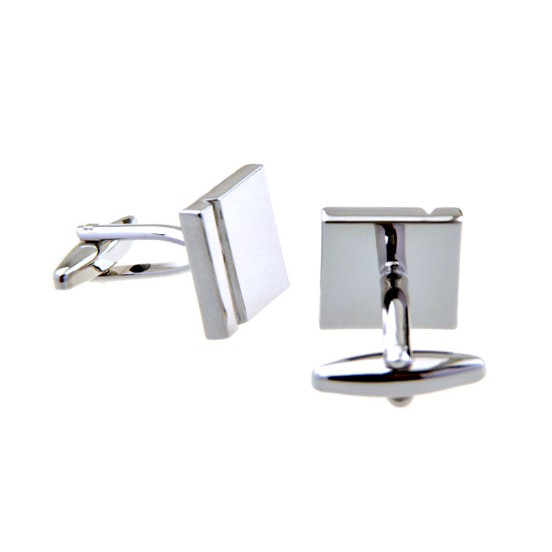 Plain Colour Metal Cufflinks