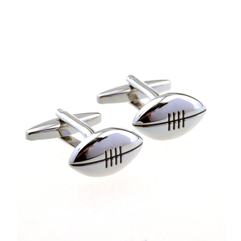 Sports Technology Grease Baking Paint Cufflinks