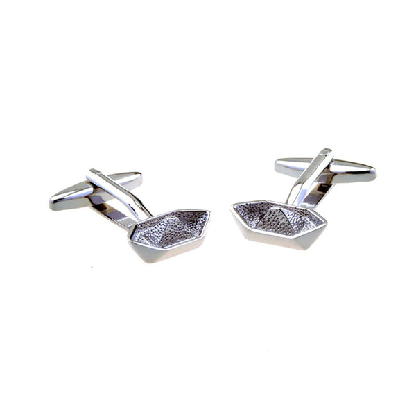 Plain Colour Metal Cufflinks