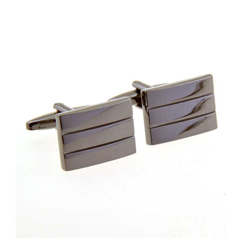 Plain Colour Metal Cufflinks