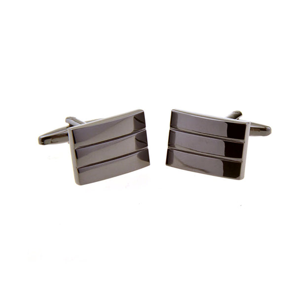 Plain Colour Metal Cufflinks