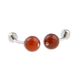 Cateye Glass Cufflinks