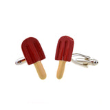 Cartoon Anime Grease Baking Paint Cufflinks