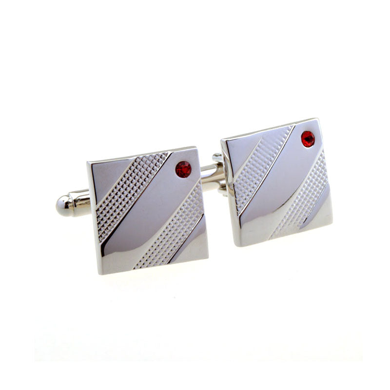 Crystal Zircon Cufflinks