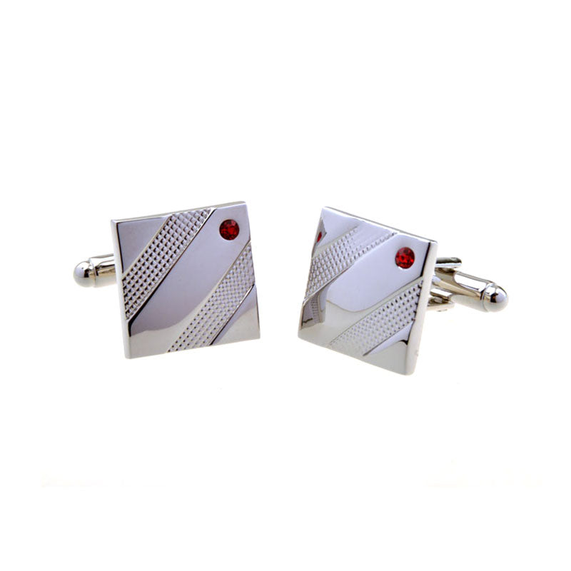 Crystal Zircon Cufflinks