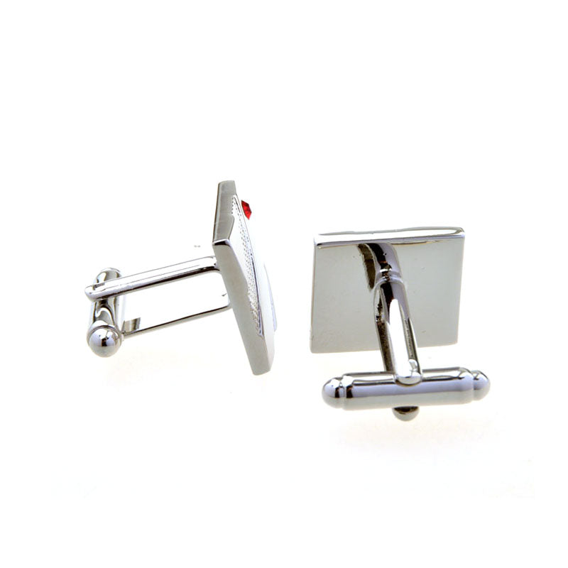 Crystal Zircon Cufflinks