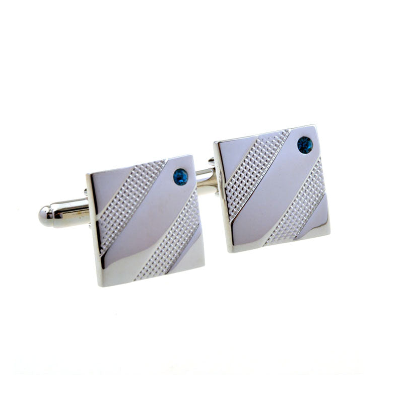 Crystal Zircon Cufflinks
