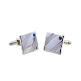 Crystal Zircon Cufflinks