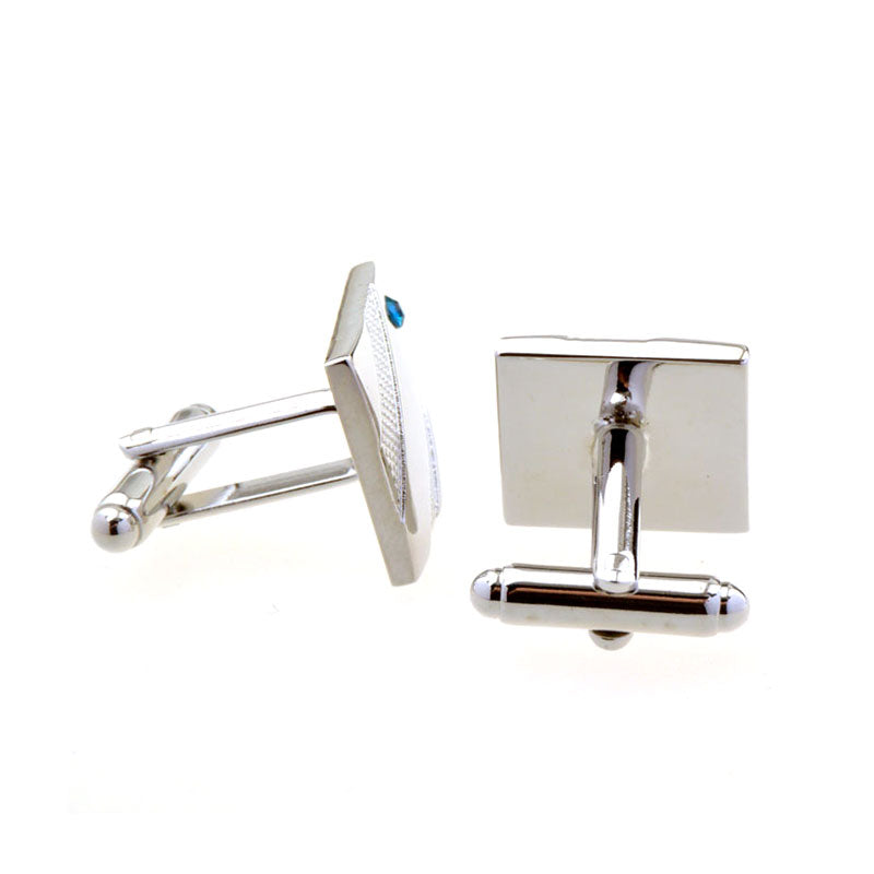 Crystal Zircon Cufflinks