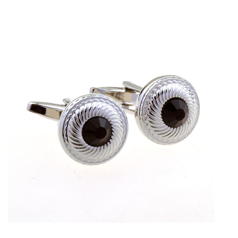 Crystal Zircon Cufflinks