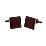 Enamel Dropping Glue Cufflinks
