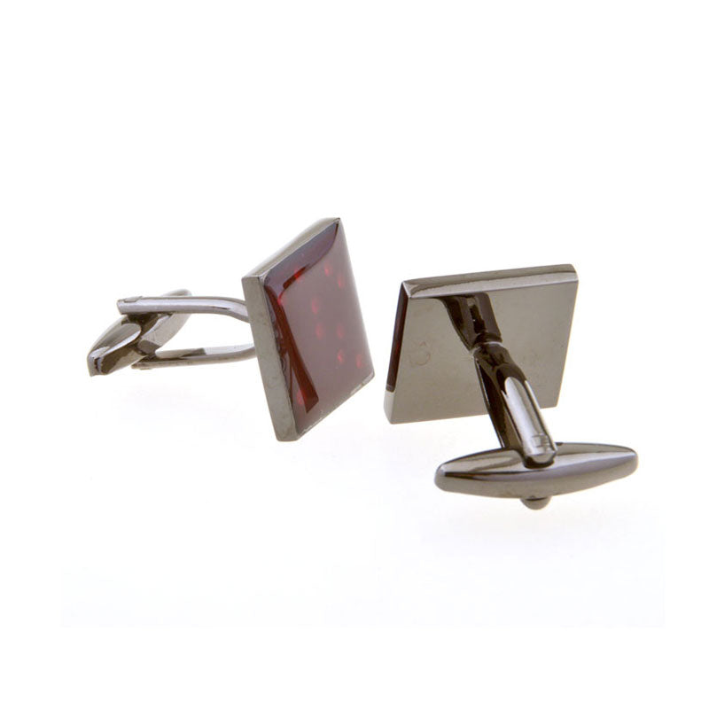 Enamel Dropping Glue Cufflinks