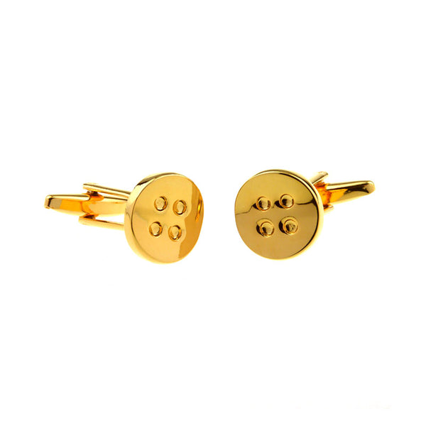 Plain Colour Metal Cufflinks