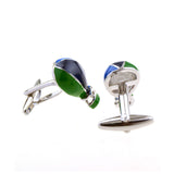 Cartoon Anime Enamel Dropping Glue Cufflinks