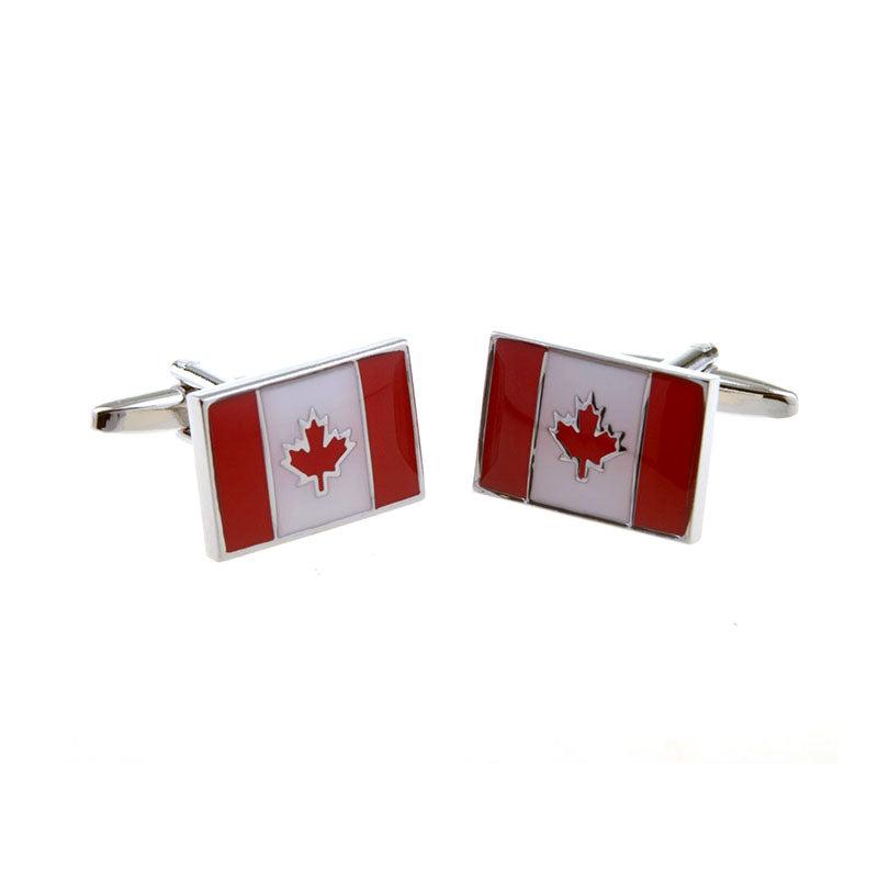 National Flag Music Enamel Dropping Glue Cufflinks