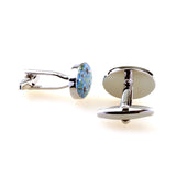 Enamel Dropping Glue Cufflinks