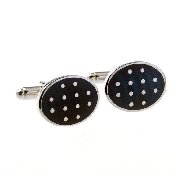 Enamel Dropping Glue Cufflinks
