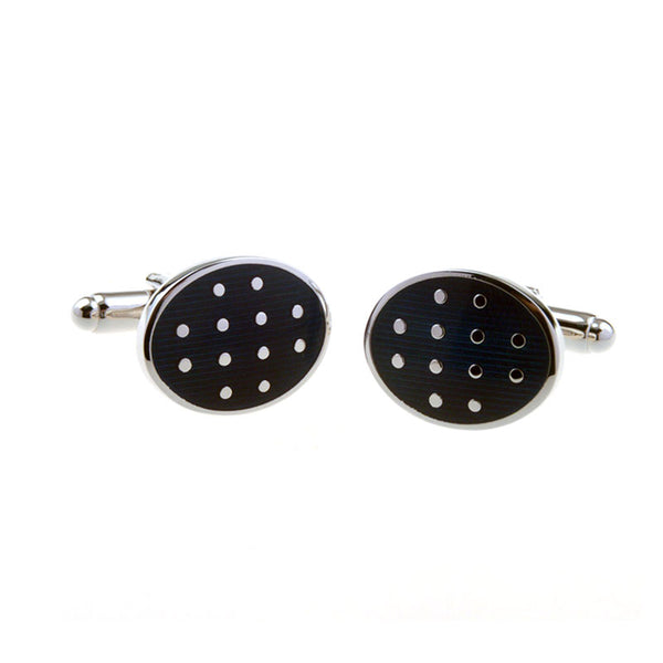 Enamel Dropping Glue Cufflinks