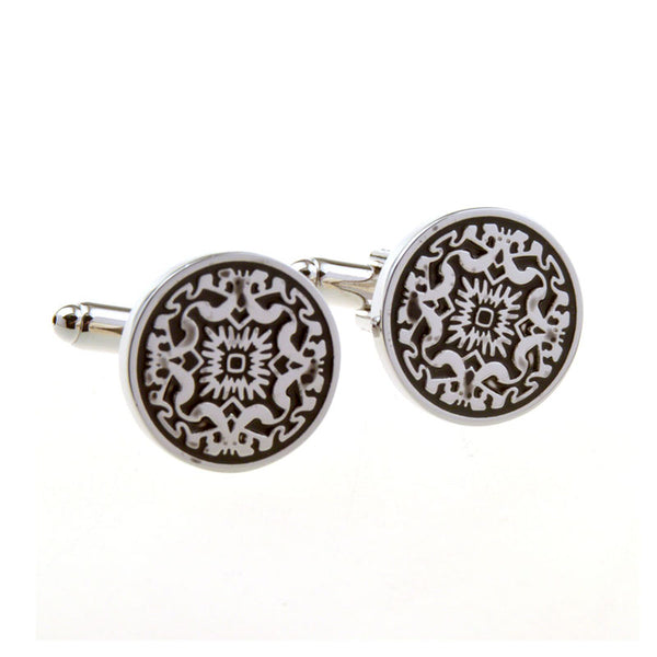 Enamel Dropping Glue Cufflinks
