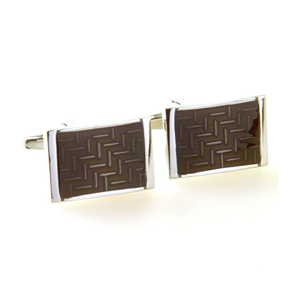 Enamel Dropping Glue Cufflinks