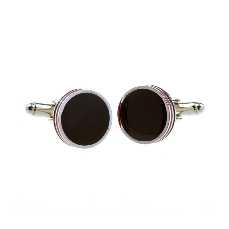 Enamel Dropping Glue Cufflinks